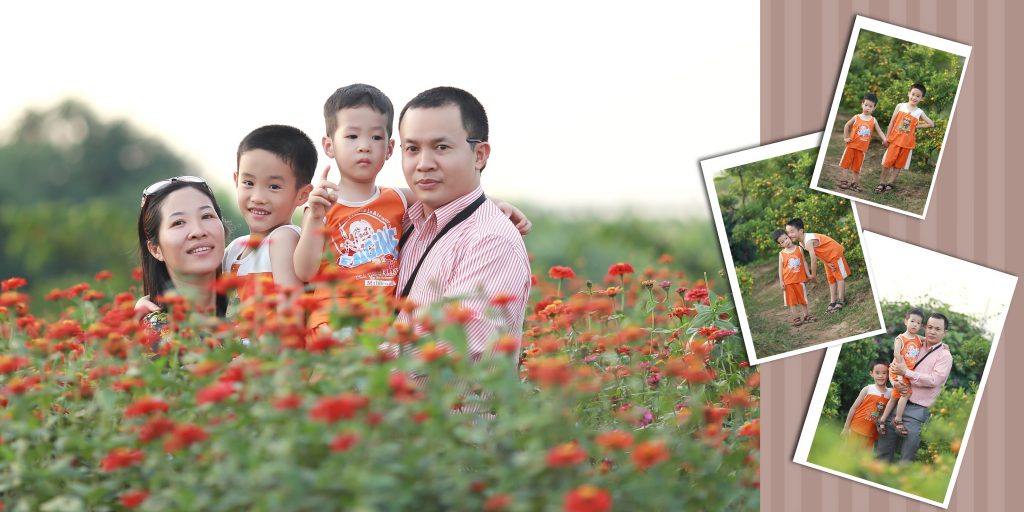 Chụp ảnh gia đình tại Hà Nội cùng ảnh viện Piano